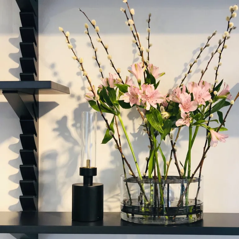 Klong Äng vas stor, svart