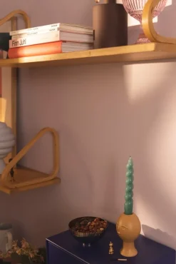 Klong Patina oljelampa, liten, mörkröd