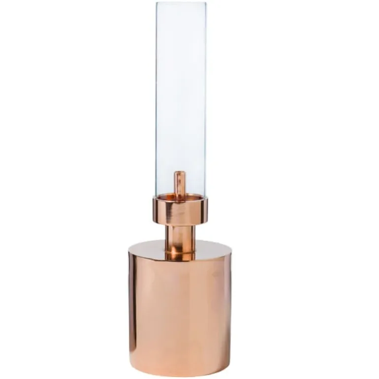 Klong Patina oljelampa, mini, koppar