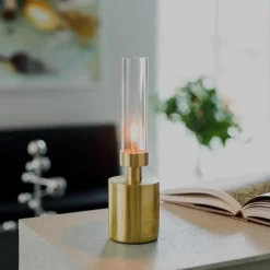 Klong Patina oljelampa, mini, mässing