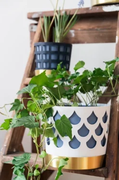 Klong Trio blomkruka, white drop