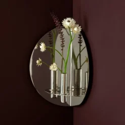 Klong Twilight väggkandelaber, stål