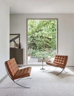 Knoll Tulip sidobord 51 cm, svart marmor