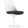 Knoll Tulip stol, snurrfunktion, vit - Tonus 128