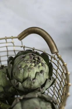 Korbo Bin 16 trådkorg, mässing