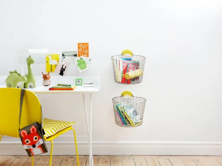 Korbo Wire Basket Bin 16, trådkorg, galvaniserad