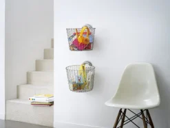 Korbo Wire Basket Bin 16, trådkorg, galvaniserad