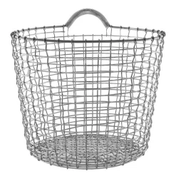 Korbo Wire Basket Bin 24, trådkorg, galvaniserad