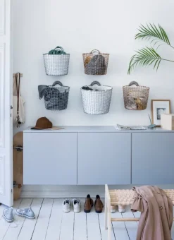 Korbo Wire Basket Bin 24, trådkorg, galvaniserad