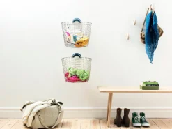 Korbo Wire Basket Bin 24, trådkorg, galvaniserad