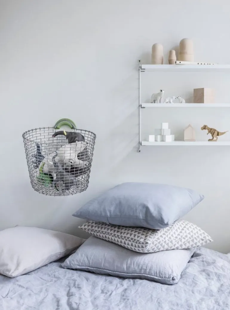 Korbo Wire Basket Bin 24, trådkorg, galvaniserad