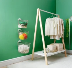 Korbo Wire Basket Bin 24, trådkorg, galvaniserad