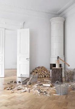 Korbo Wire basket Classic 35 trådkorg, galvaniserad