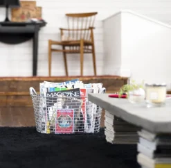 Korbo Wire basket Classic 35 trådkorg, galvaniserad