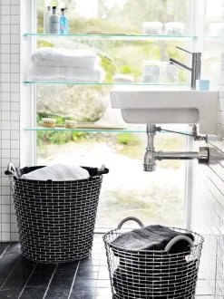 Korbo Wire basket Classic 24 trådkorg, galvaniserad