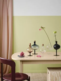 Kosta Boda Bod flaska, 295 mm, midnattsblå - kork