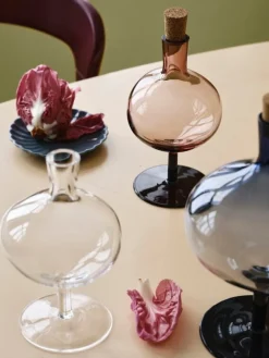 Kosta Boda Bod flaska, 295 mm, midnattsblå - kork