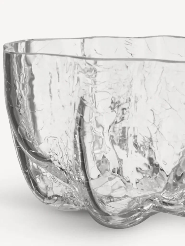 Kosta Boda Crackle ljuslykta, 58 mm, klar