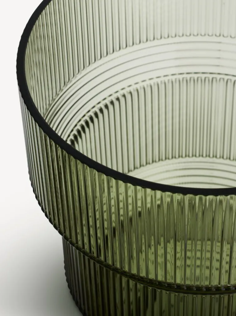 Kosta Boda Pavilion vas, 259 mm, grön