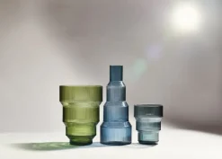 Kosta Boda Pavilion vas, 259 mm, grön