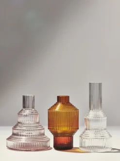 Kosta Boda Pavilion vas, 134 mm, ljusrosa