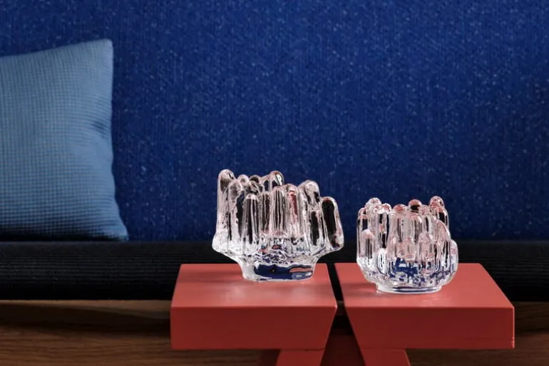 Kosta Boda Polar ljuslykta, 112 mm, genomskinlig