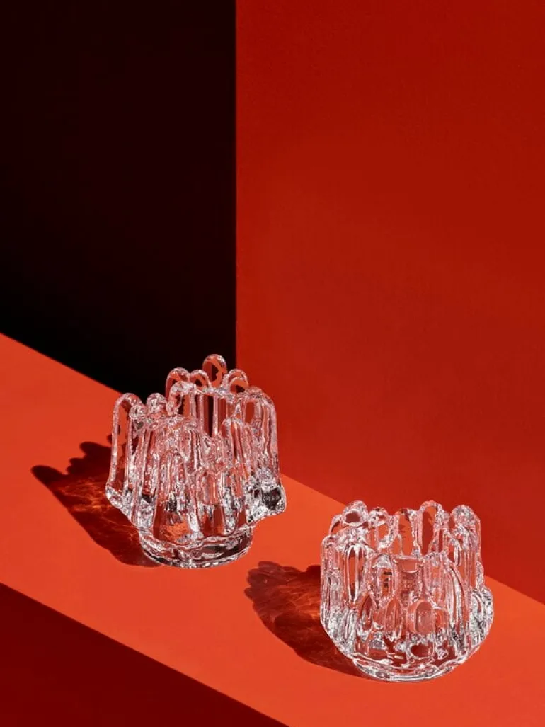 Kosta Boda Polar ljuslykta, 112 mm, genomskinlig