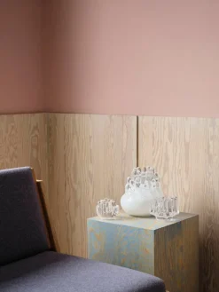 Kosta Boda Polar ljuslykta, 86 mm, genomskinlig