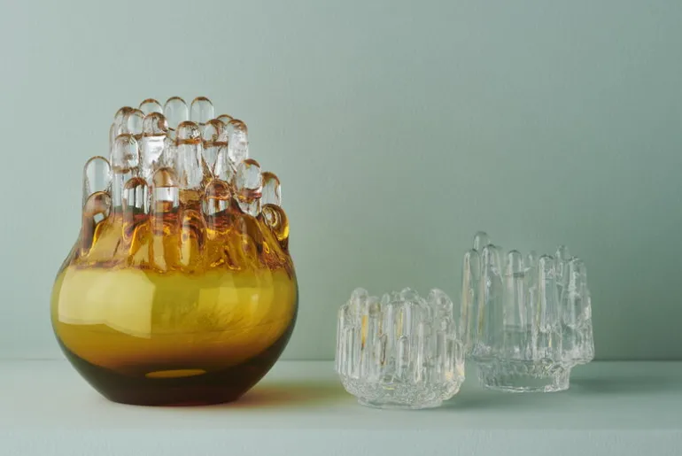 Kosta Boda Polar ljuslykta, 86 mm, genomskinlig