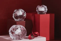 Kosta Boda Snowball ljuslykta, 60 mm, genomskinlig