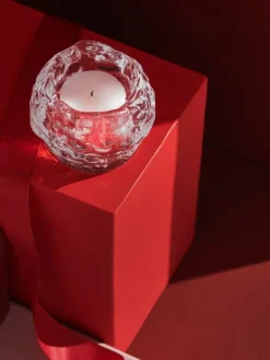 Kosta Boda Snowball ljuslykta, 60 mm, genomskinlig