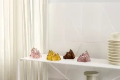 Kosta Boda The Rock ljuslykta, 91 mm, brons