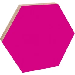 Kotonadesign Anslagstavla stor hexagon, magenta