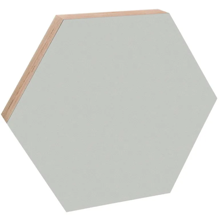 Kotonadesign Anslagstavla liten hexagon, light grey