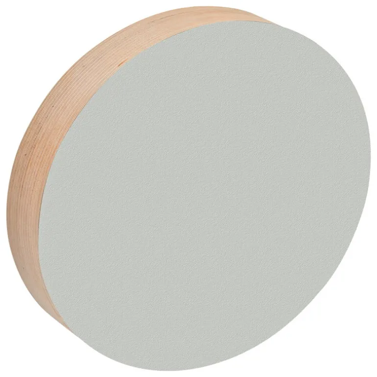 Kotonadesign Anslagstavla rund, 25 cm, ljusgrå