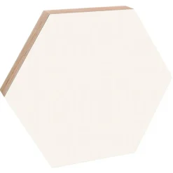 Kotonadesign Anslagstavla stor hexagon, vit