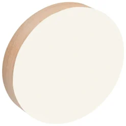 Kotonadesign Anslagstavla rund, 25 cm, vit