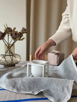 Lapuan Kankurit Aamu servett, 48 x 48 cm, grå