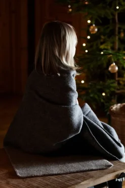 Lapuan Kankurit Arvo, ficksjal, 60 x 180 cm, vit - melerad grå