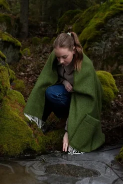 Lapuan Kankurit Arvo, ficksjal, 60 x 180 cm, vit - oliv