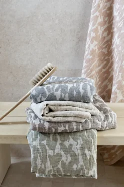 Lapuan Kankurit Jäkälä handduk, vit - linne