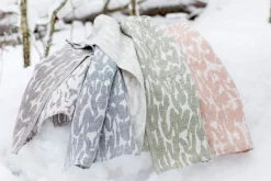 Lapuan Kankurit Jäkälä jättehandduk, vit - linne