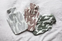 Lapuan Kankurit Jäkälä varmvattenflaska, vit - grå