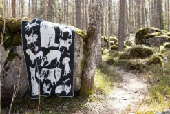 Lapuan Kankurit Koirapuisto filt, 130 x 180 cm, svart -vit