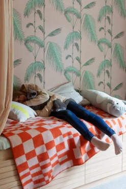 Lapuan Kankurit Koodi filt, orange - rosa