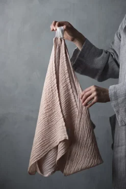 Lapuan Kankurit Nyytti stort badlakan, vit - kanel