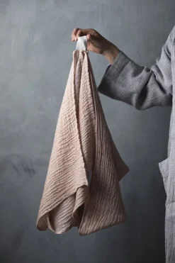 Lapuan Kankurit Nyytti stort badlakan, vit - kanel