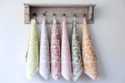 Lapuan Kankurit Puutarha handduk/servett, vit - linne