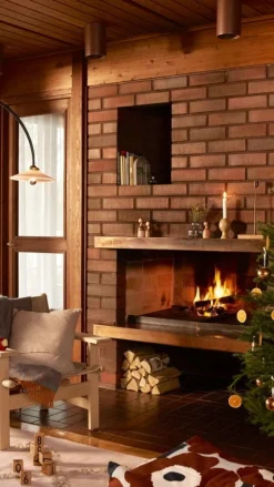 Lapuan Kankurit Revontuli mohairfilt, rost - blå denim