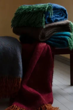 Lapuan Kankurit Revontuli mohairfilt, rost - blå denim